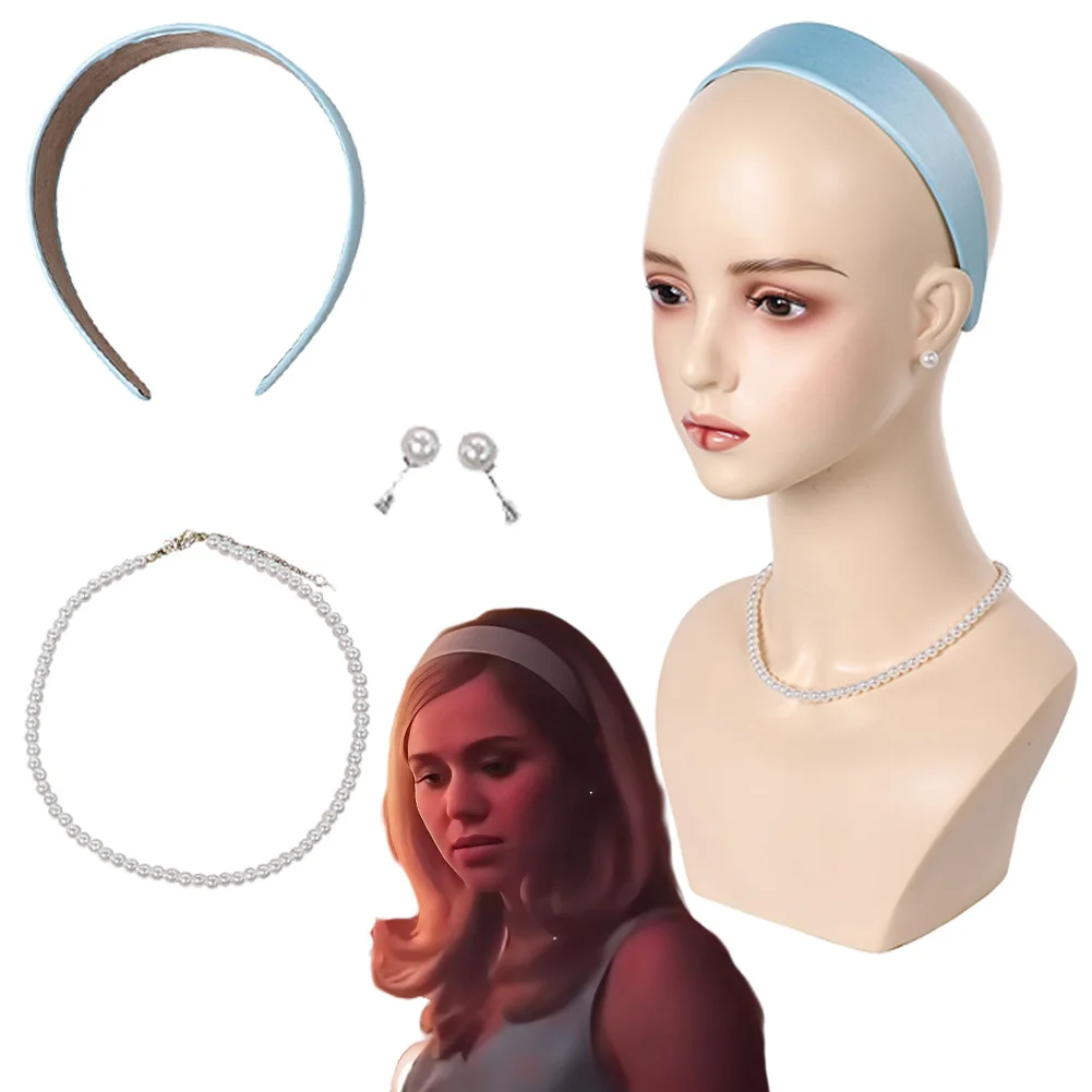 

Fancy Dress Stefanie Earrings Necklace Hairband Set Movie Final Destination 6 Costume Accessories Woman Fantasia Party Props