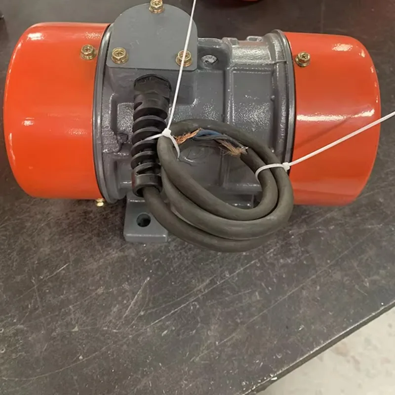 Silo Wall Vibrator Non-blocking Vibration Motor with Base Suitable for Food Construction Industry