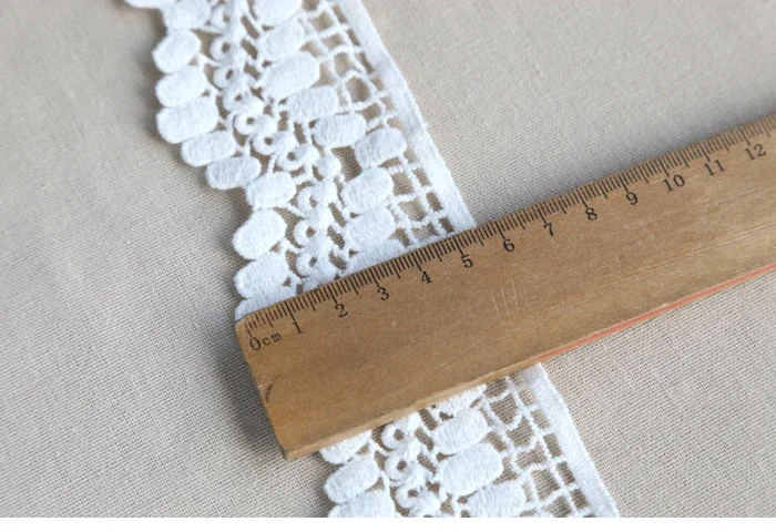 Width:5.8cm (2.32 inch) Water Soluble Vintage Oval Hollow Embroidery Lace DIY For Kids Clothing Accessories Sewing Laces(ss-975）