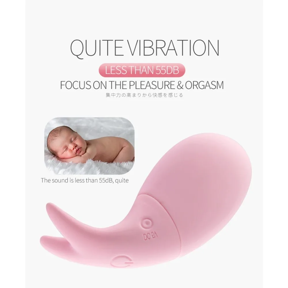 Vibrating Egg Fish Female Silent Invisible Wearable Mini Wireless Remote Control Flirting Sex Toys Vibrator Sex Toys for Women