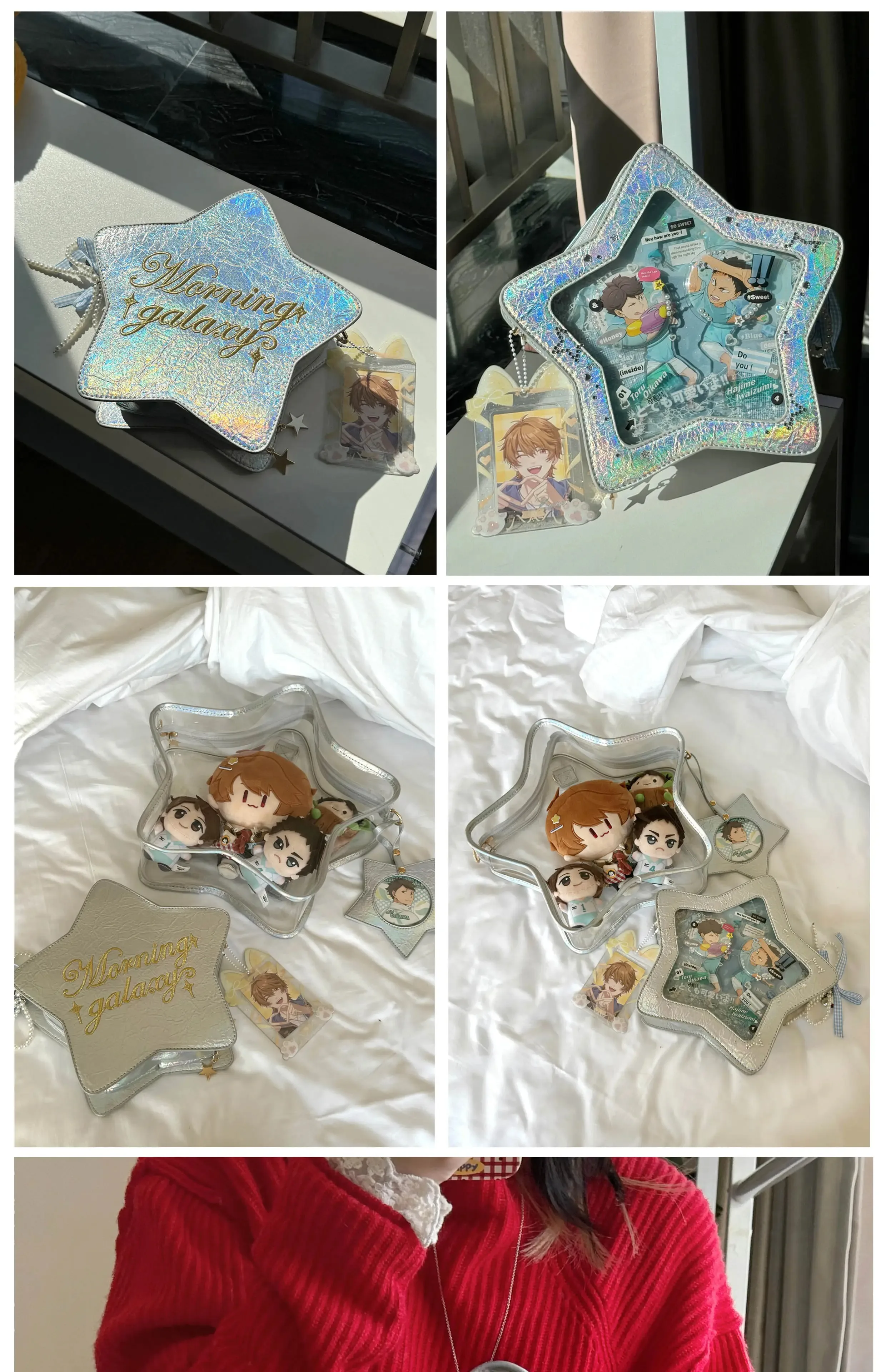 Аниме Love and Deepspace Xavier Косплей Мультфильм Itabag Сумка на плечо Baji Значок Рюкзак Сумка-мессенджер Подарок на день рождения