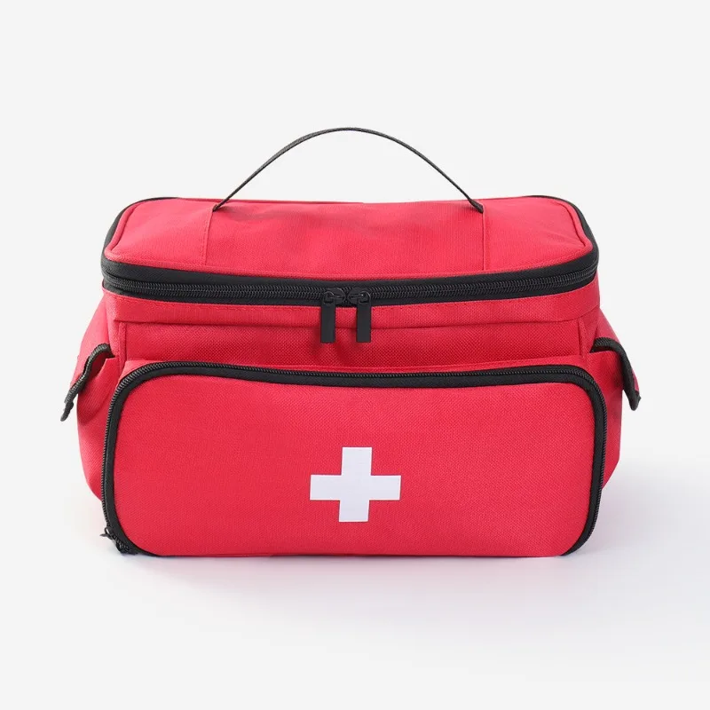 Durable Oxford Cloth First Aid Organizer - Ample Space for Travel Medicines & Survival Tools