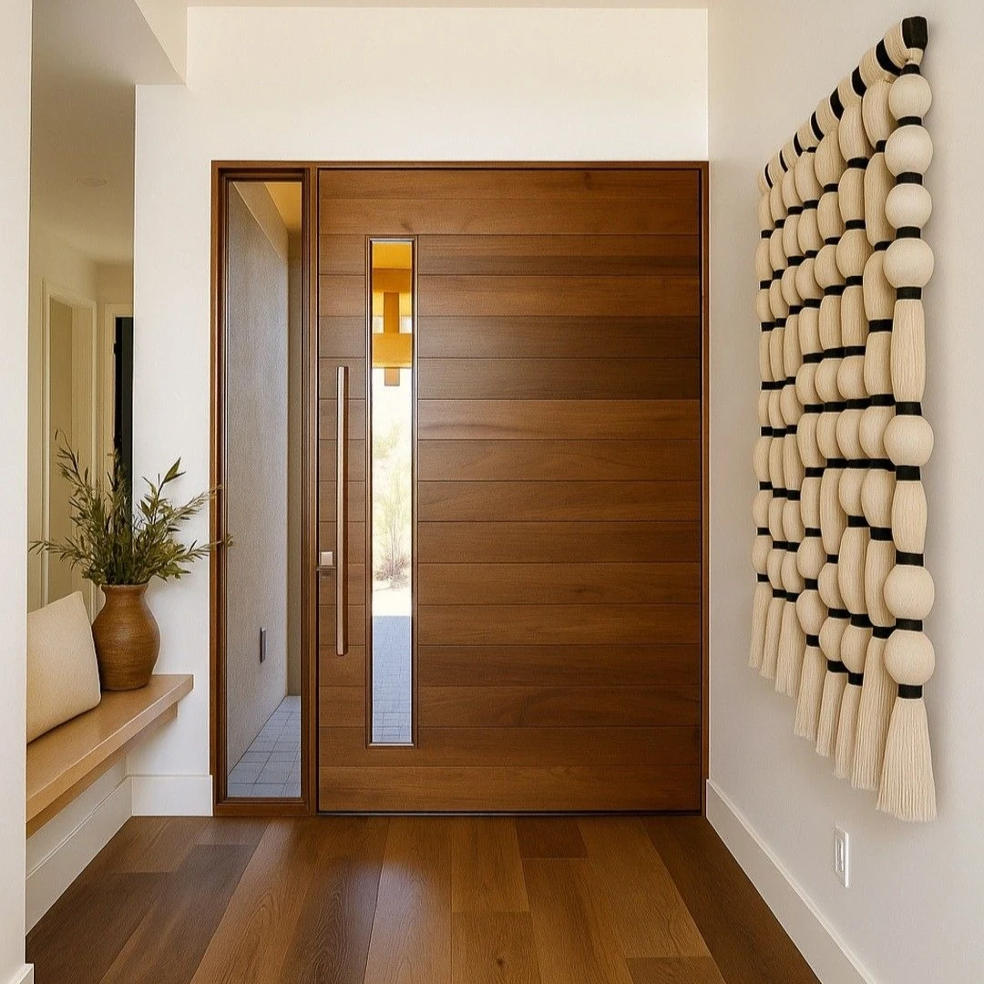 

Villa Cast Aluminium Swing Door Home Exterior Front Revolving Door Modern Security External Doors for Houses Customized Size