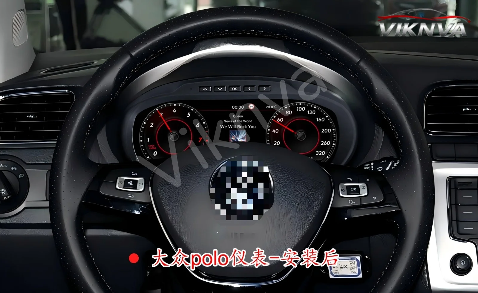 10.25 inch Smart Module For Volkswagen POLO 2012-2018 Car LCD Digital Cluster Dashboard Instrument Panel Gauges