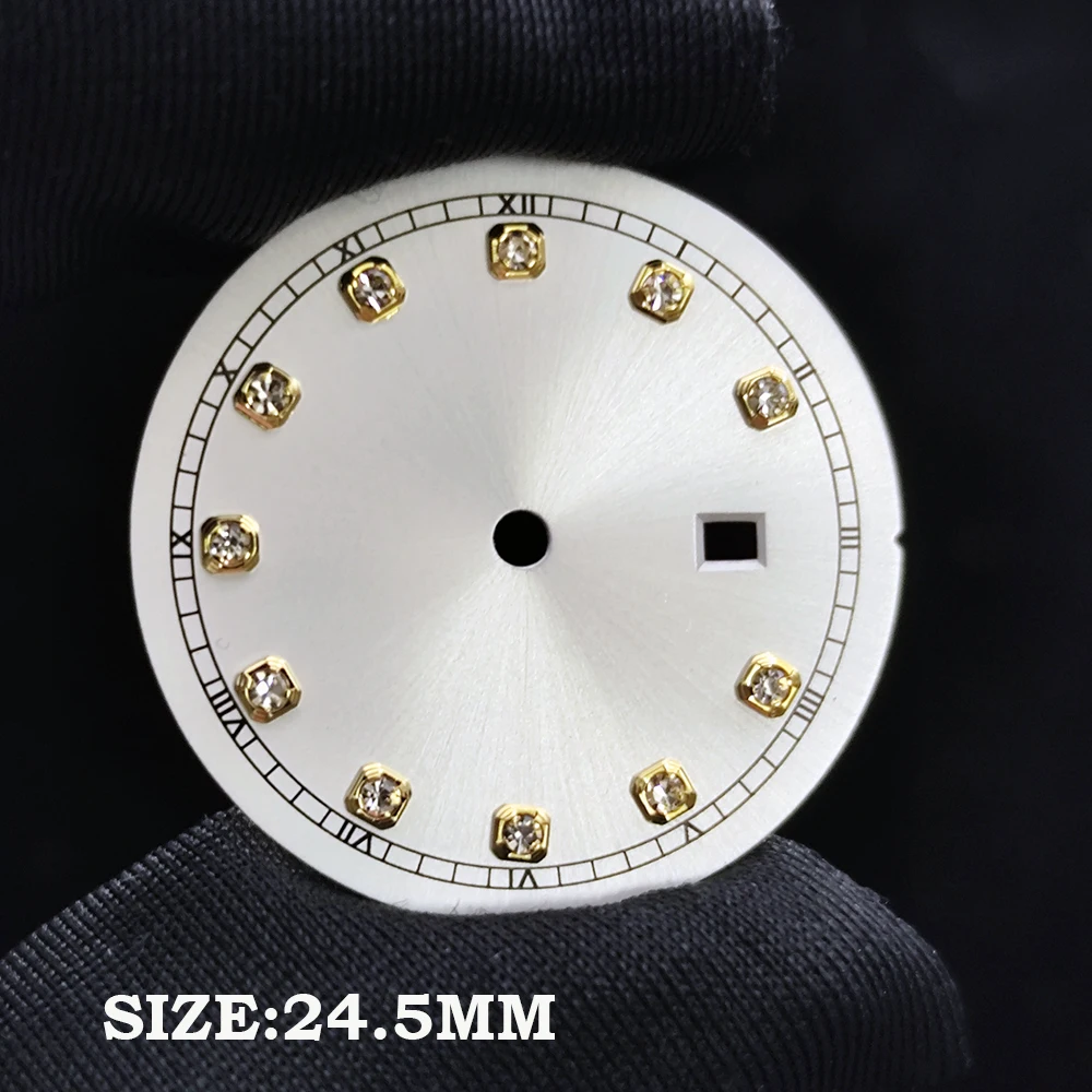 245mm-nh05-時計文字盤カスタマイズされた時計文字盤レディースウォッチ太陽模様の文字盤-nh05-ムーブメント時計改造アクセサリーに適しています