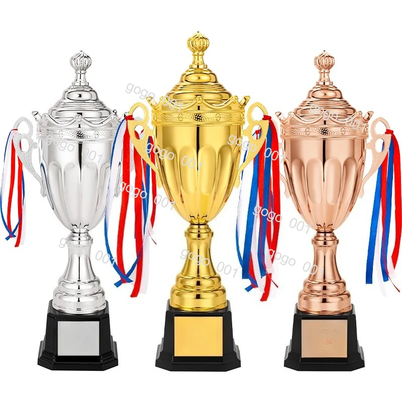 Custom Trophy Award Cup for Soccer Basketball Taekwondo Badminton Kids Sports Competition Prize