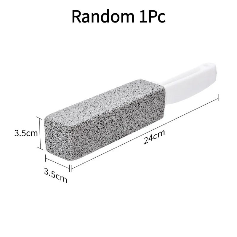 #Pumice Stone Toilet Brush Bathroom WC Toilet Cleaning Brush Wand Tile Sink Bathtub Limescale Stain Remove Washing Cleaning Tool
