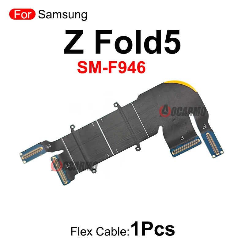 For Samsung Galaxy Z Fold 4 Z Fold5 F936 F946 MainBoard Connection LCD Screen Spin Axis USB Main Flex Cable Replacement Part