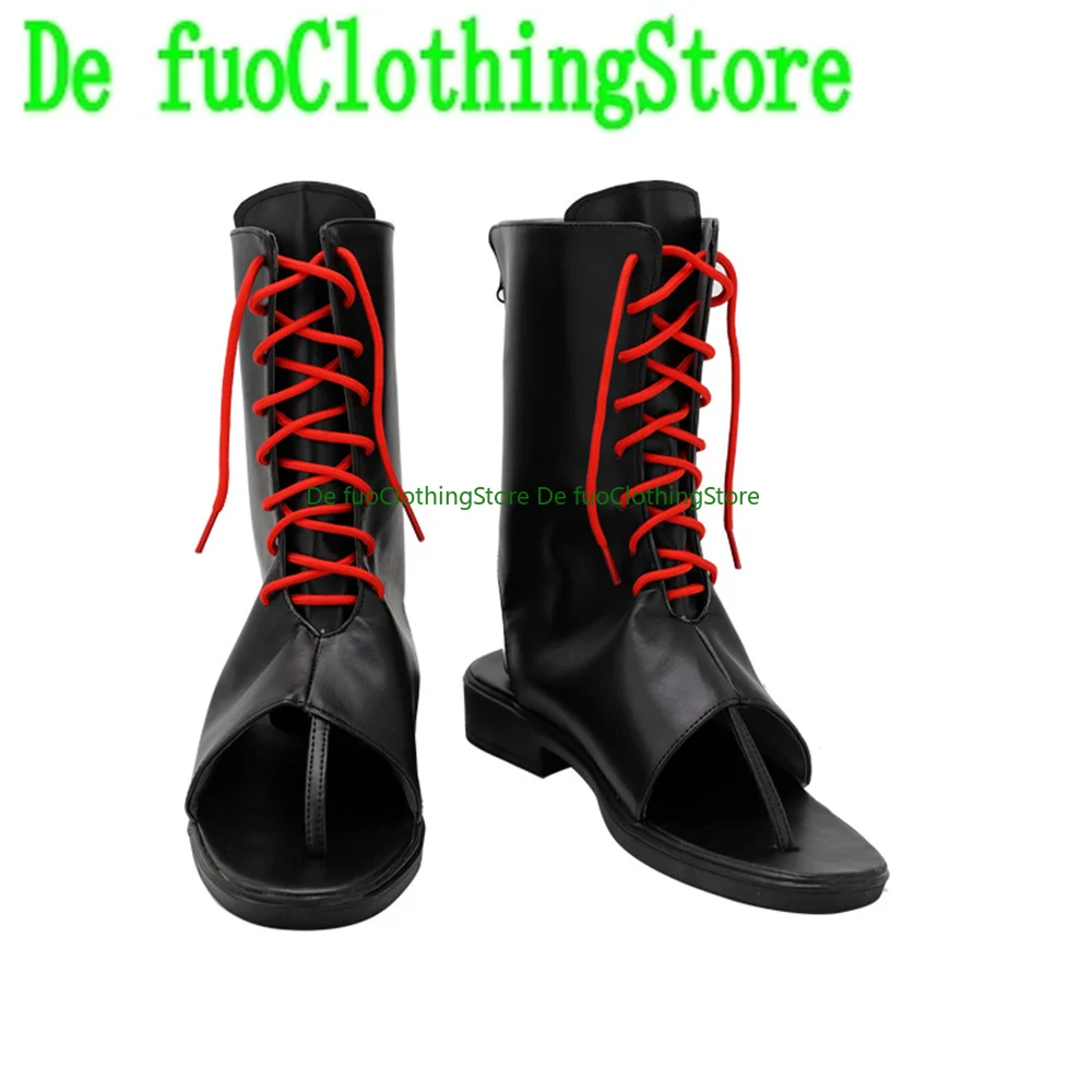 

Guilty Gear Baiken Cosplay Shoes Boots Game Anime Halloween Christmas DefuoClothing Shoes Store