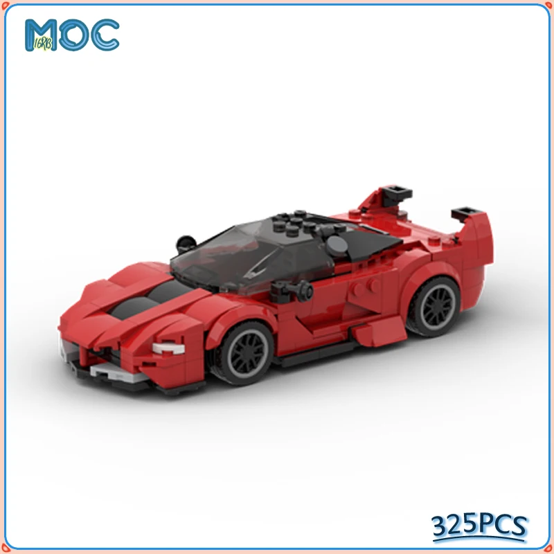 MOC Building Blocks Fxx-k V2 Supercar Display Stage Car Model DIY Creative Bricks Birthday Garage Collect Educational Toys Gifts