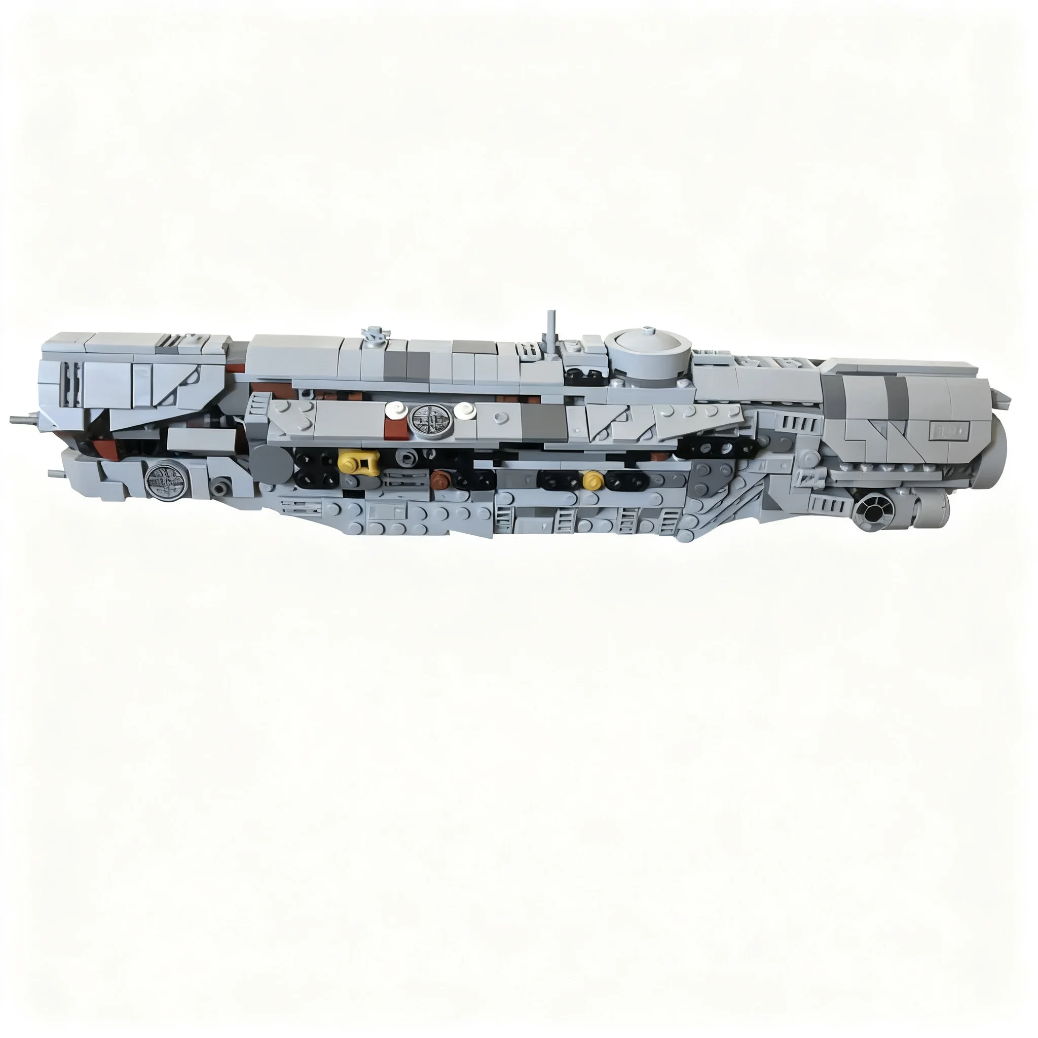 739pcs MOC Halo UNSC Infinity Midi-Scale Icons Model Building Blocks Construction Assemble 3D Education Art Creative Birthday