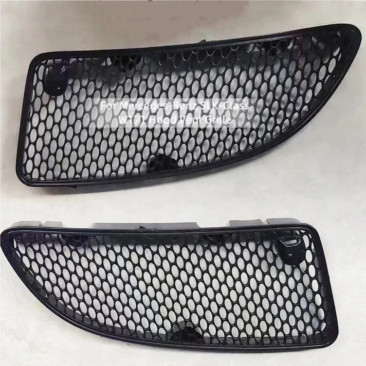 For 2005-2011 Mercedes-Benz SLK-Class R171 Engine Hood Vent Grille 1718800385 1718800485 Replacement Left & Right Set