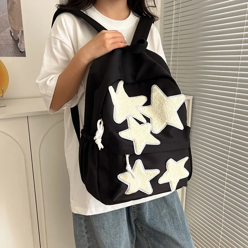 Mochila para niños, mochila versátil de estrella pequeña, bolsas para madres y niños, mochilas escolares para niñas, mochilas para niños pequeños, mochilas bonitas 2024