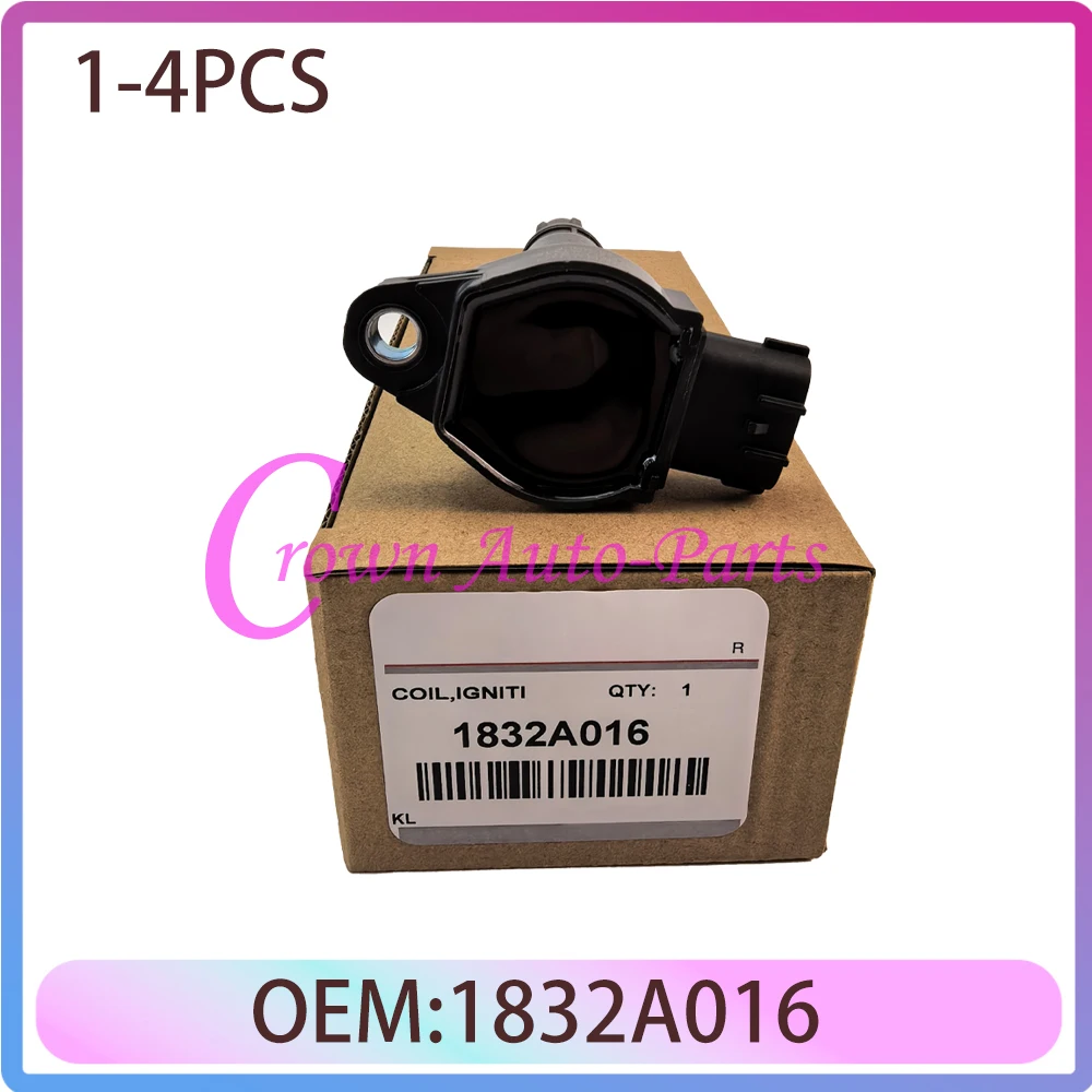 

Катушка зажигания 1/4 шт. 1832A016 1832A025 C1694 195805, подходит для MITSUBISHI LANCER OUTLANDER SPORT OUTLANDER 2.0L-3.0L 2005-2014