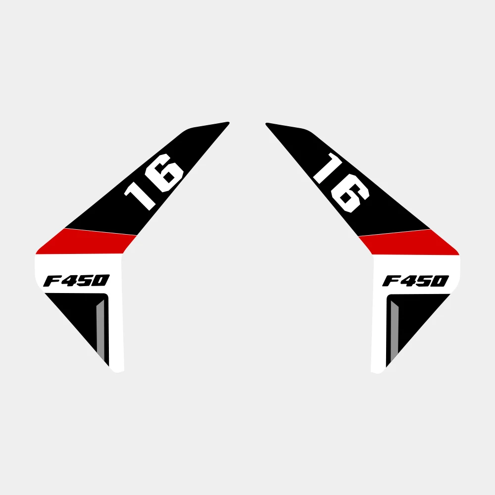 F450GS Anti Scratch 2026- Motorcycle air deflector Sticker For BMW F 450 GS Waterproof Pattern Decal Kits Parts Fairing Stickers