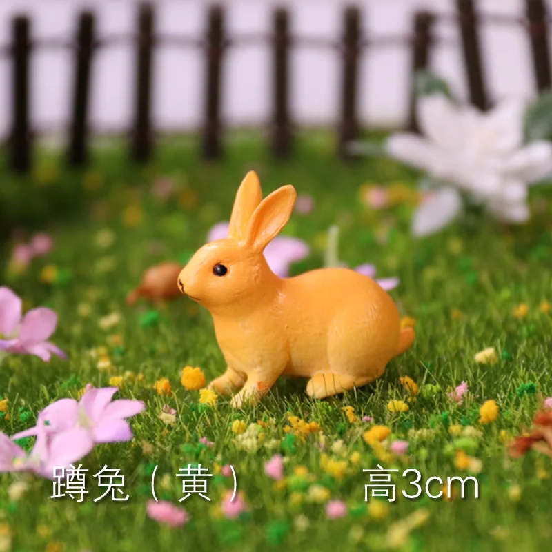 1pcs Moss Micro-landscape Setting Rabbit Running Rabbit DIY Assembly Decoration Succulent Plant Setting