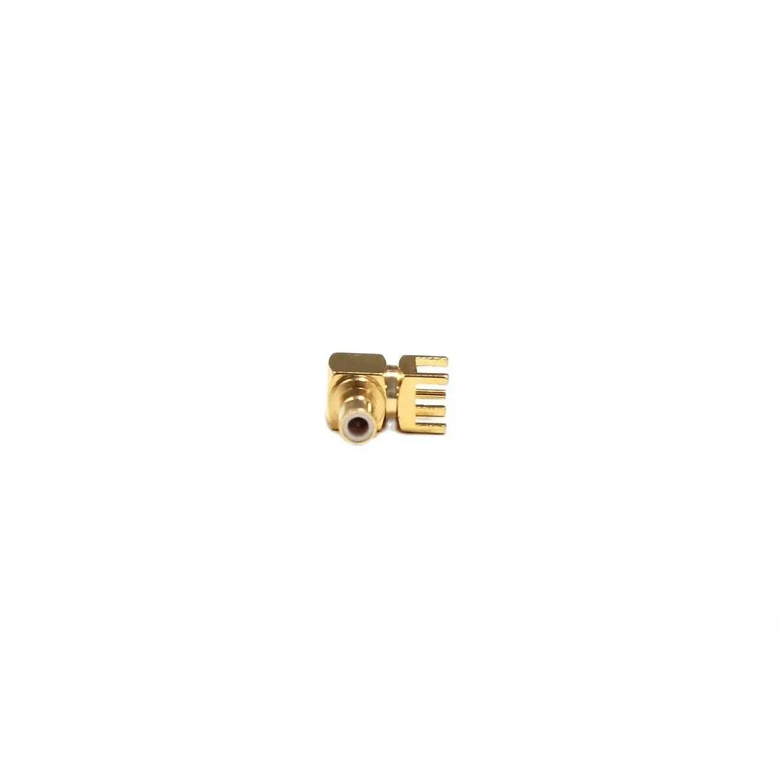 1PC SMB Male RF Coax Connector PCB Mount Right Angle Goldplated 50 Ohm NEW Wholesale