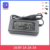 16.8V 1A 2A 3A   Intelligence Lithium Li-ion   for 4 Series 18650 Battery Pack Standard BatterySmart Charger