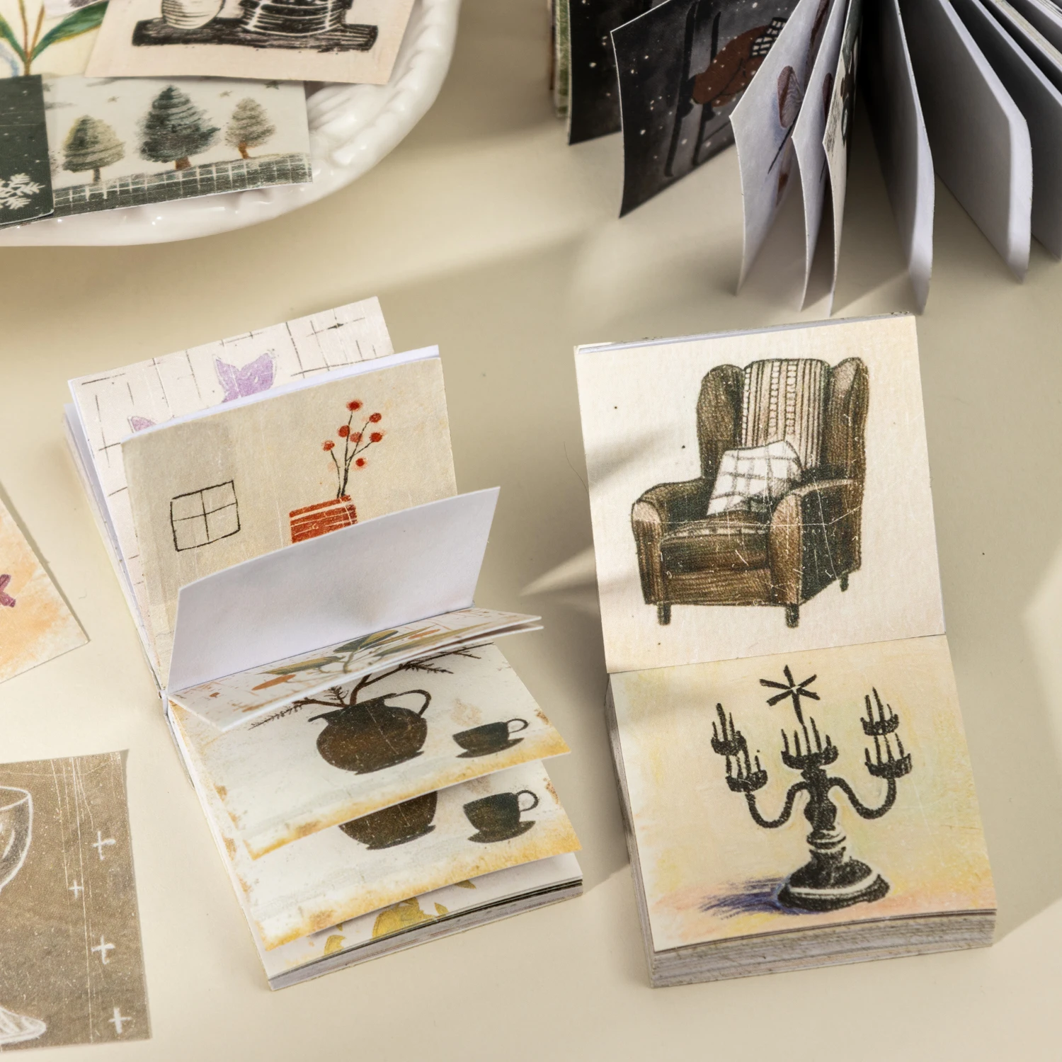 Seri Trinkets Bertekstur Buku  - Vintage Collectible Books ulasan dan harga