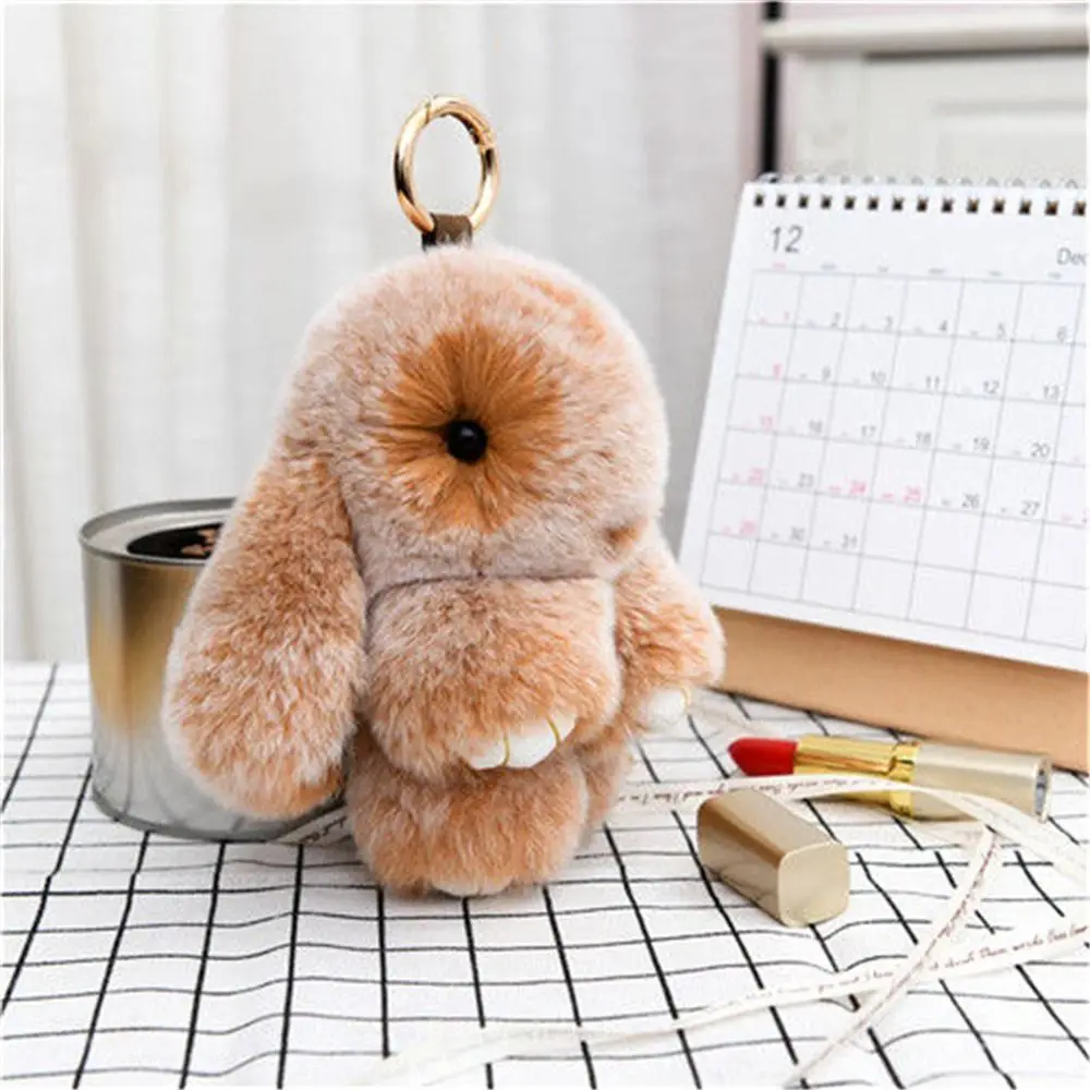 Plush Bunny Pendant Install Dead Rabbit Jewelry Plush Toy Bag Accessories Keychain Pendant Bag Car Pendant Baby Ornaments 1pcs