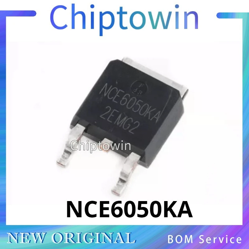 5/50/500 pcs NCE6050KA TO-252-2 N-Channel MOSFET W7