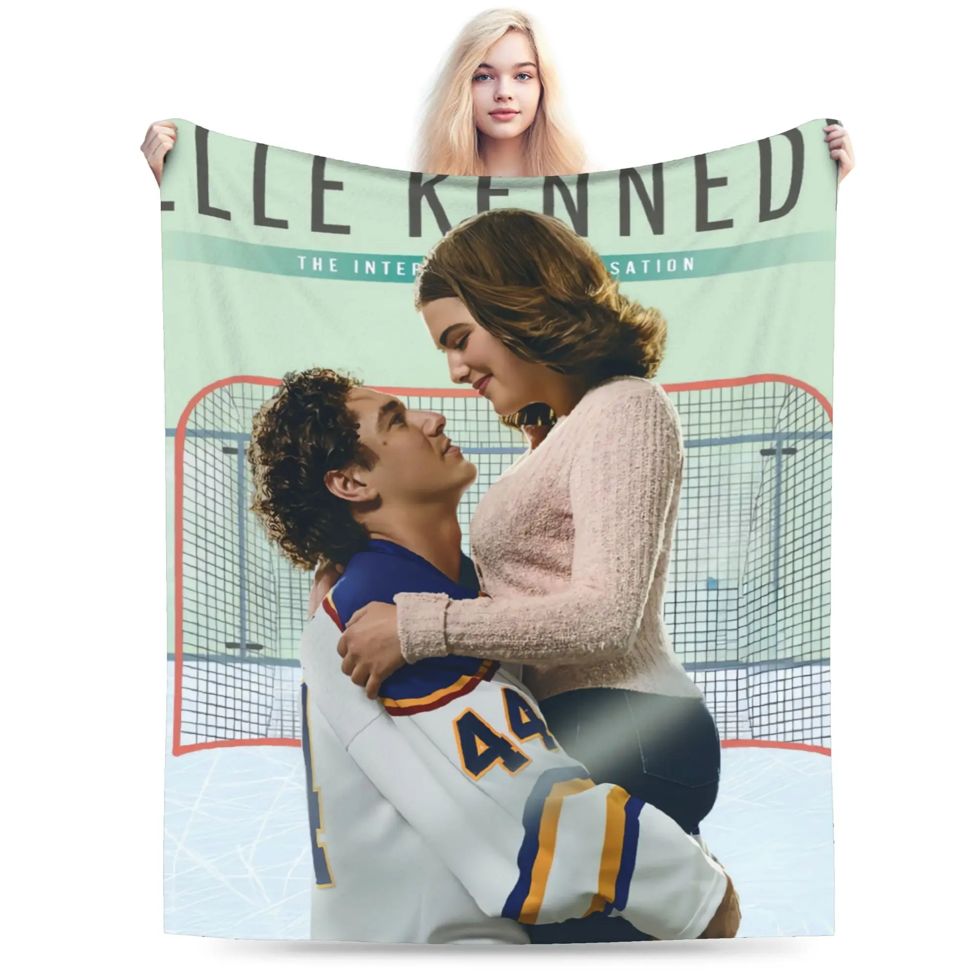 Warm Soft Blanket Girls Boys Travel Garrett & Hannah Throw Blanket Off Campus Flannel Bedspread For Outdoor Fluffy Sofa Bed