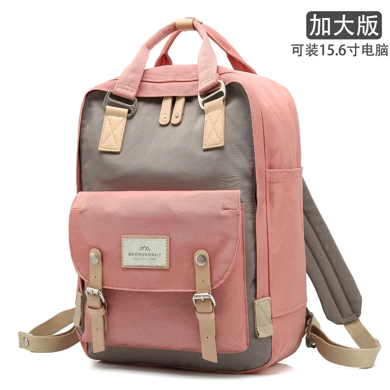 2024 backpack female mummy bag leisure bag male students mochila notebook backpack medium school backpack PLUS 15.6 inch