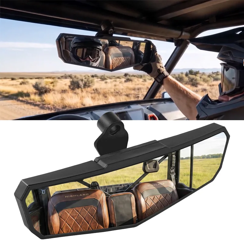 UTV Central Rear View Mirror Wide View Convex Mirror Rearview Mirror For UFORCE U10 Pro/Pro XL 2025-2026 UTV Accessories