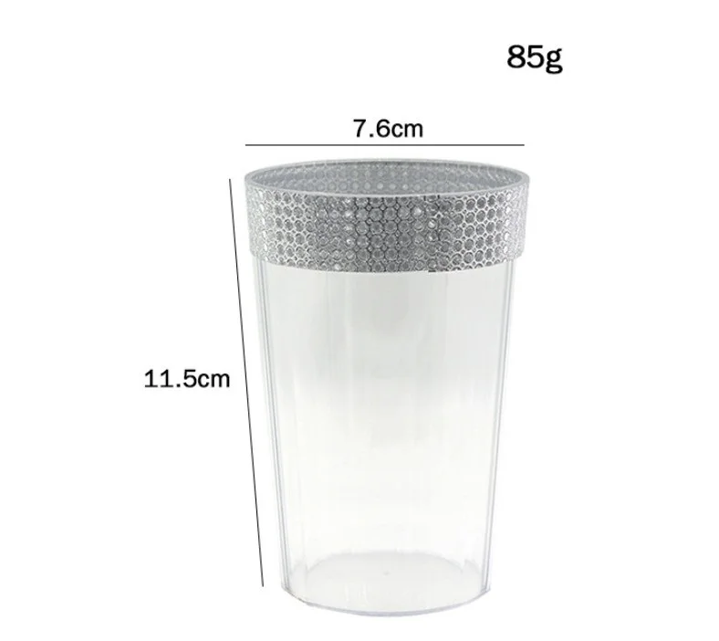 Close-Up Magic Mirror Glass Magic Tricks New Liquid To Silk  Cup Magic YH1881