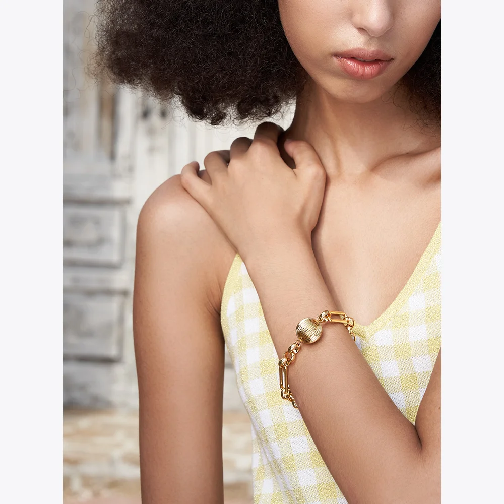 

ENFASHION браслет-фонарик Femme золотого цвета, милые браслеты 2022, модные украшения, подарок друзьям, Pulseras Mujer B 212234