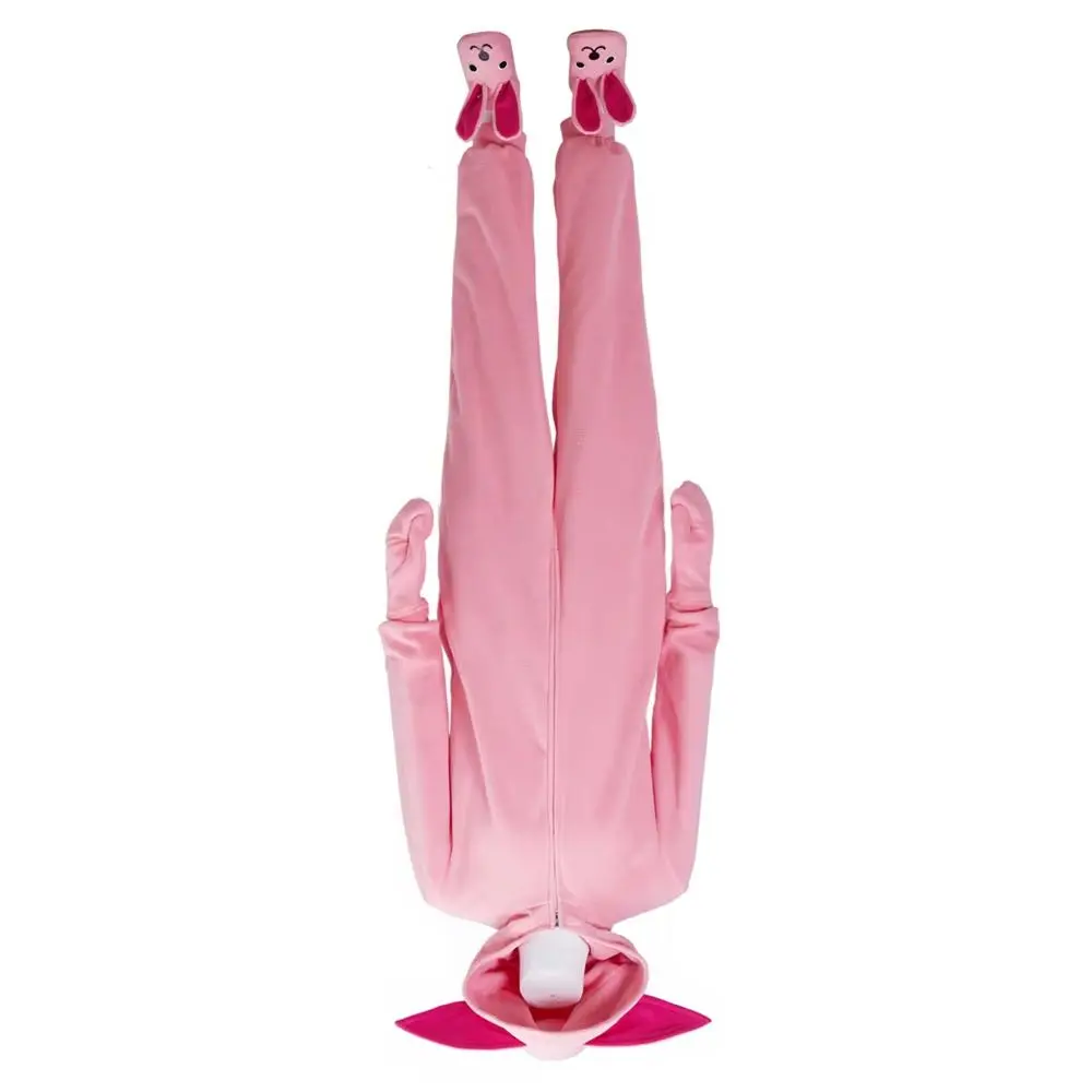 

Рождественский комбинезон-пижама «Зайчик» розового цвета с капюшоном, костюм кролика для Хэллоуина, карнавала, вечеринки, маскировочный костюм агента, домашний комбинезон-пижама