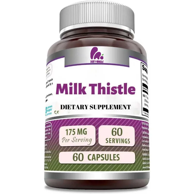 Milk thistle supplement | 175mg per serving, 60 capsules | Non GMO gluten free