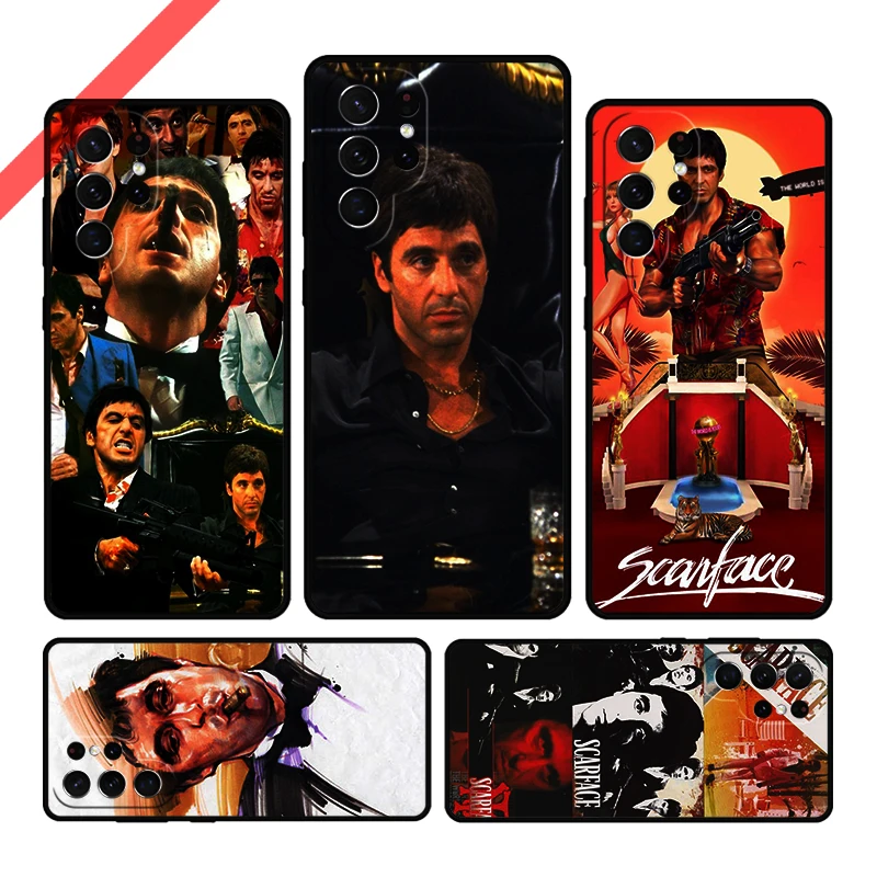 Scarface 1983 film Al Pacino Phone Case For Samsung Galaxy S20 FE S21 S10 S23 Plus S24 S22 Ultra Coque Note20 Note10 S9 S8 Cover