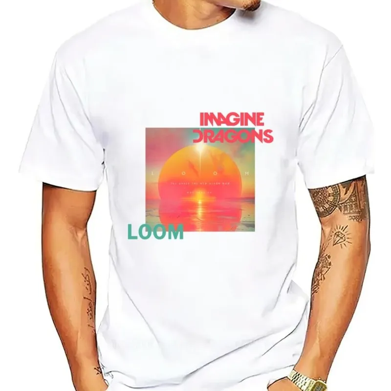 

Rock Band I-Imagine Dragons Loom T Shirt Women Couple Combination Clothes Short Sleeve Collar Fashion Cotton