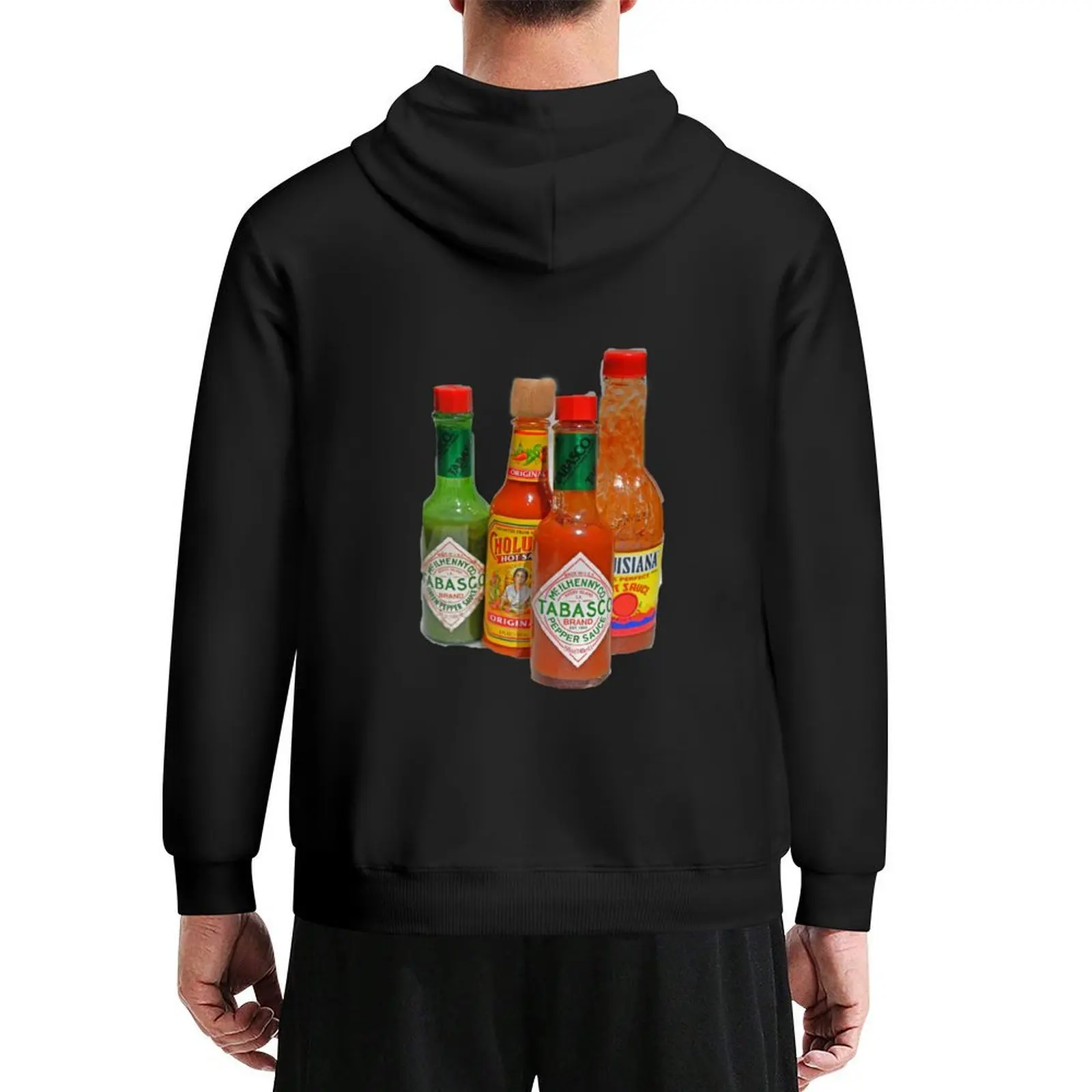 

many hot sauces Hoodie male clothes autumn mens clothes men's clothes designer hoodies
