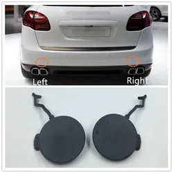 Cafoucs Rear Bumper Towing Hook Cover Eye Caps For Porsche Cayenne 2011 2012 2013 2014