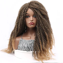 Amir Hair Marley Afro Twist Hair Head band Wig Synthetic Dreadlock Marley Braided Wig Soft Afro Kinky Natural Braiding for Women