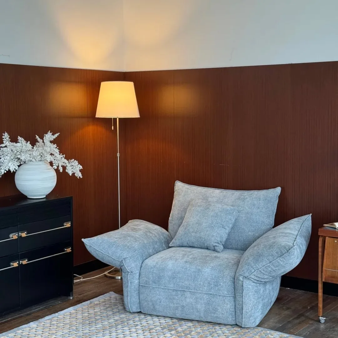 Petal sofa different arc Internet celebrity corner Italian minimalist large apartment designer single sofa