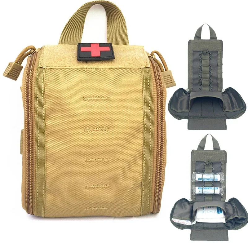 

Tactical Medical Pouch Survival First Aid Kits Outdoor Travel Hiking Hunting Molle Bag Emergency Nylon Kit Bag