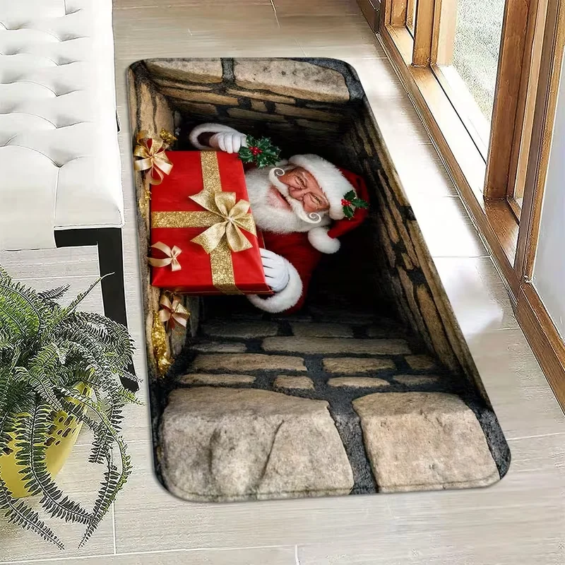 Commercial Kitchen Chimney - Alfombra de Papá Noel 2D, Alfombra