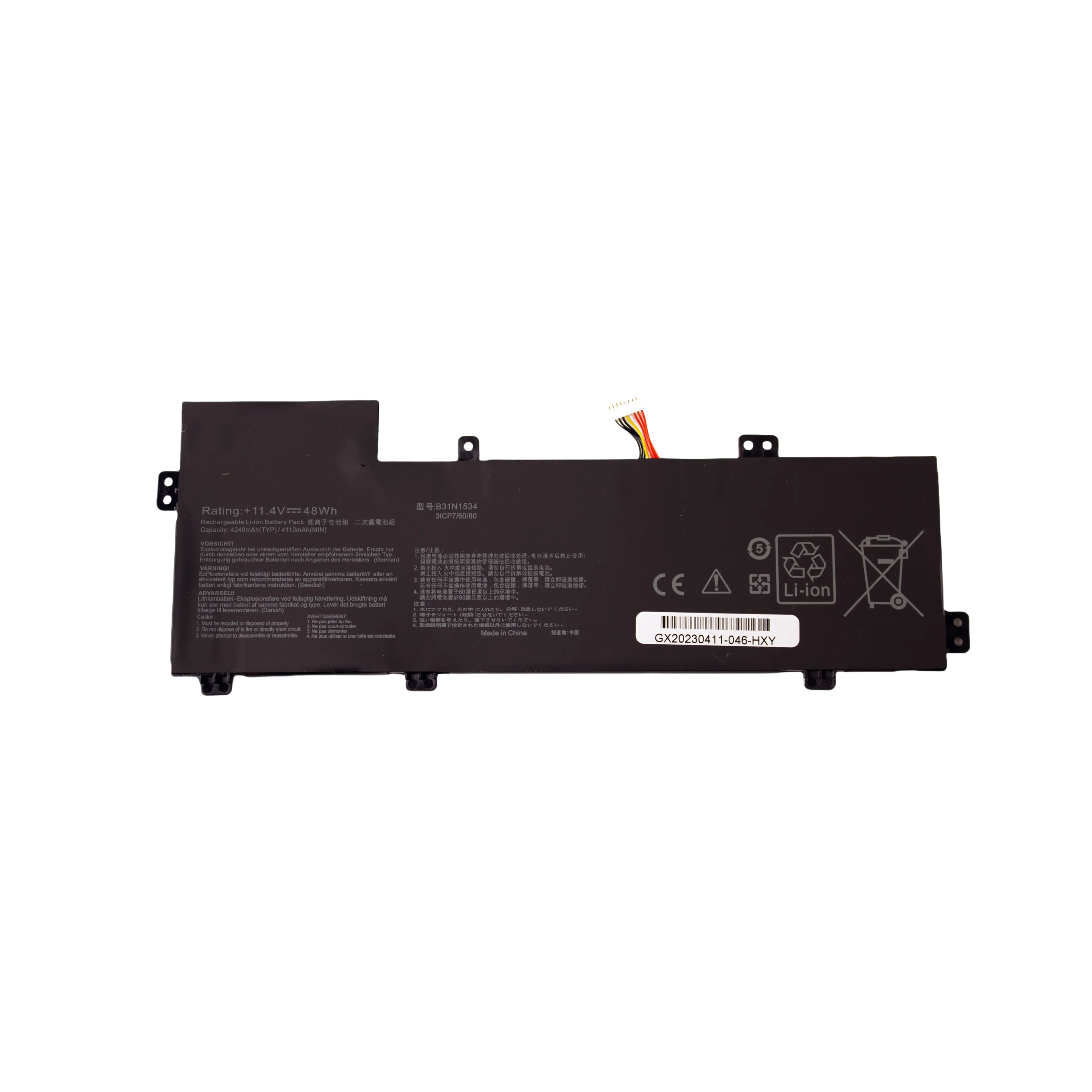 U5000U UX510 UX510UX/UW V510U/UX B31N1534