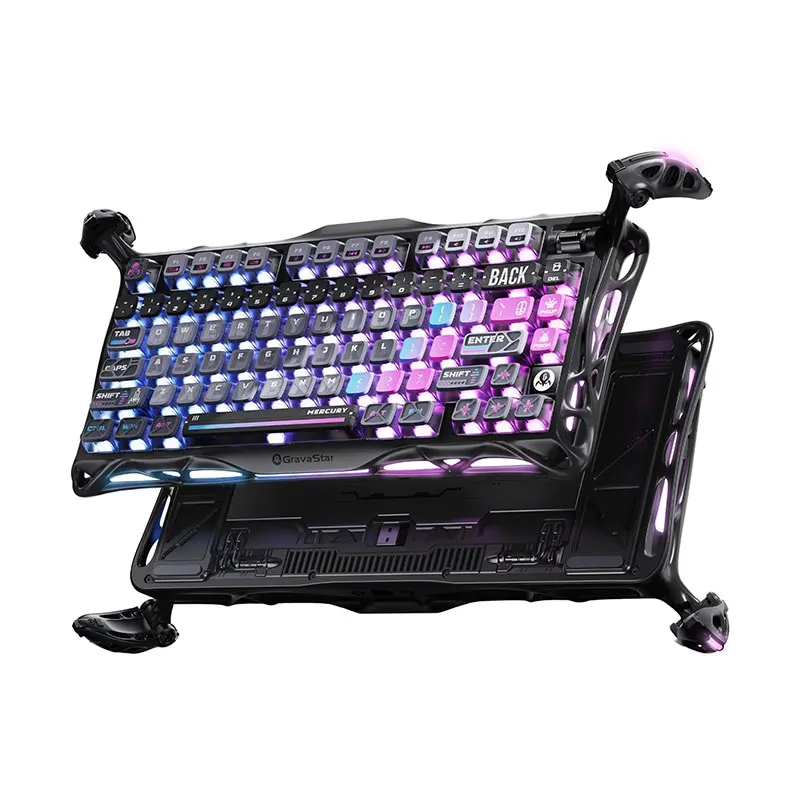 K1 Pro 75% Wireless Mechanical Gaming Keyboard 79 Keys RGB Backlit Linear Switches Mechanical Keyboard