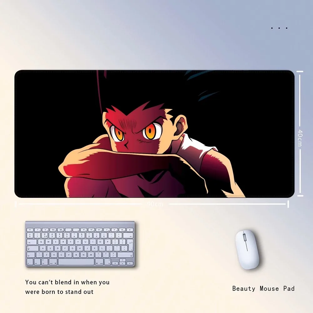 Hunter X Hunter Mousepad Gaming 400x900 Locking Edge Big Gamer Large Rubber Art Computer Mousepad Laptop Desk Mat