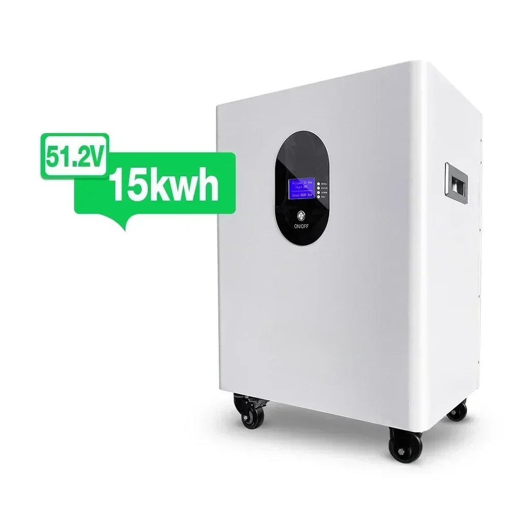 10kWh Storage System Lithium 200ah 48V  Battery Wall-mounted Stand Power Wall with Inverter for Household Energy