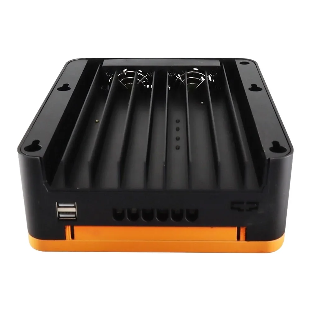 12V 24V For MPPT For Solar Controller for Lithium Gel Sealed and Flooded Batteries with LCD and Dual USB Charging Ports