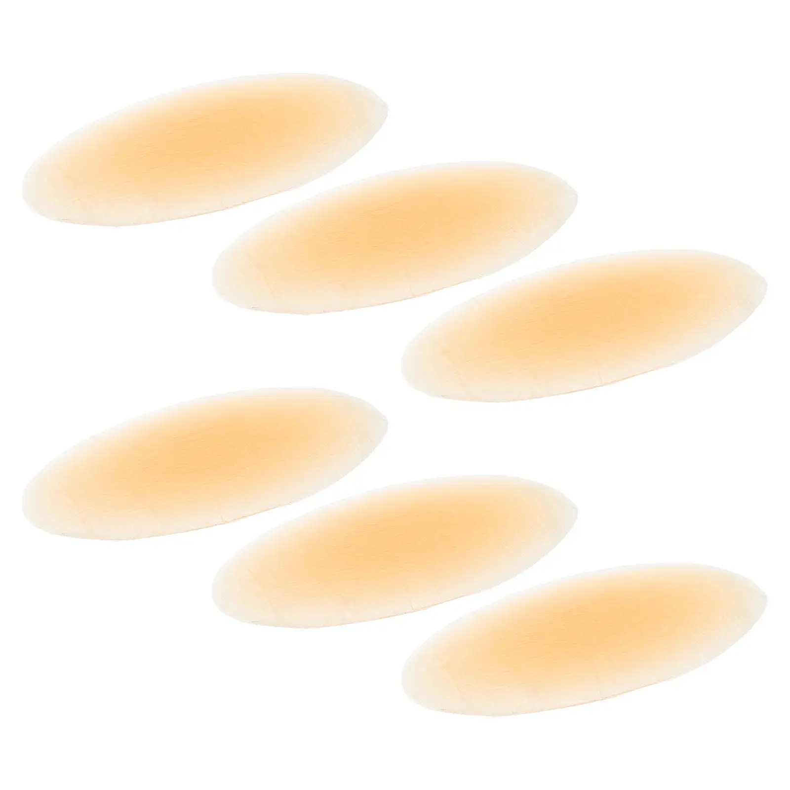 6Pcs Skin Friendly Silicone Calf Pads Self Adhesive Non Slip Water Drop Shape Comfortable Calf Slimming Pads Bow Leg Correction
