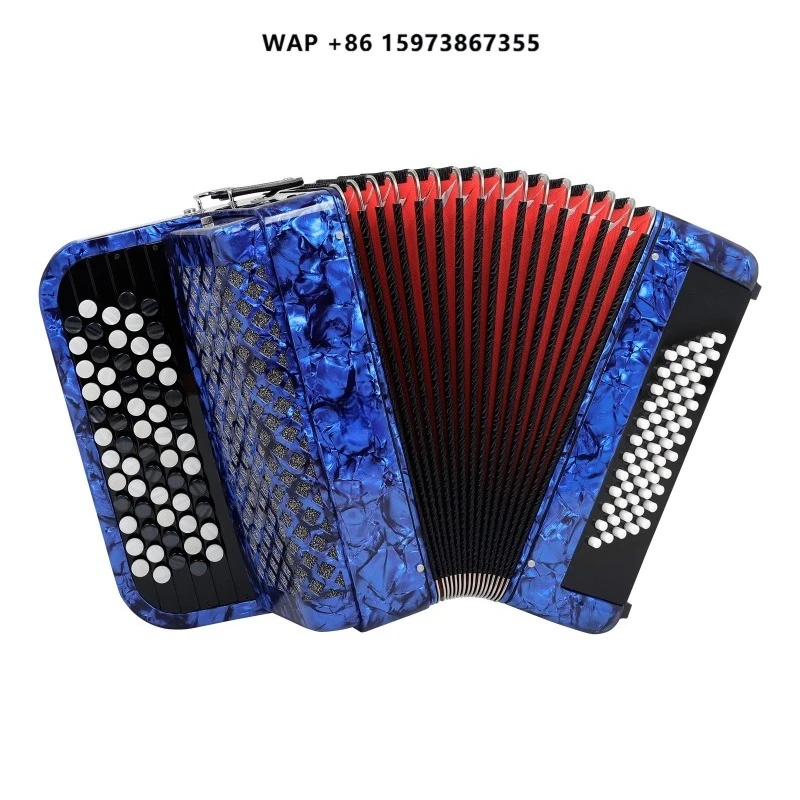 High-Grade 62-Key Professional Performance Accordion Beginners Stringed Instrument with Premium Features