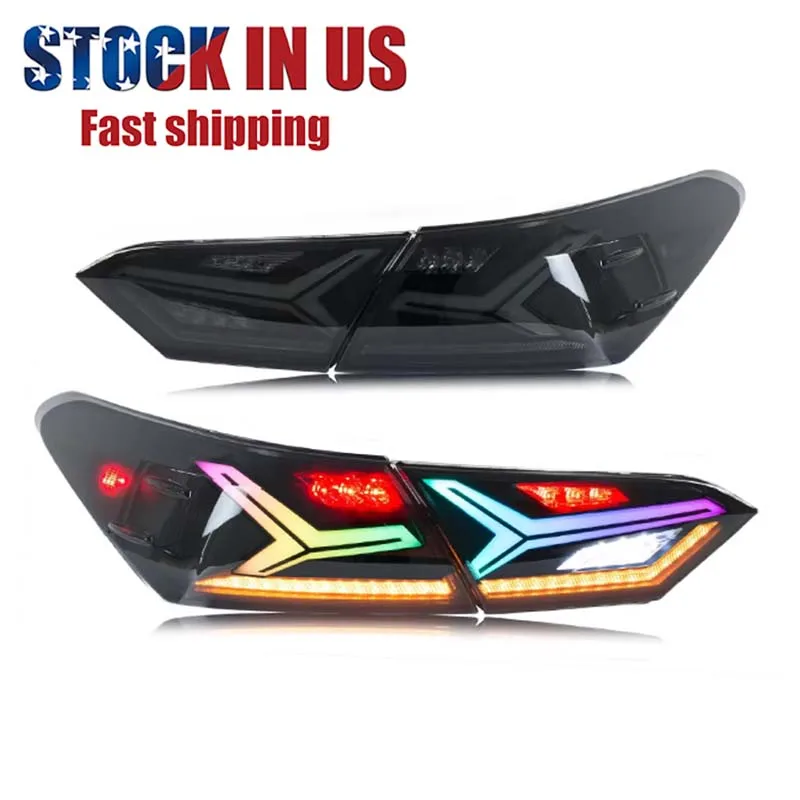 

RGB Model LED Tail Lights For Camry Toyota 2018-2021 Car Lamp Assembly