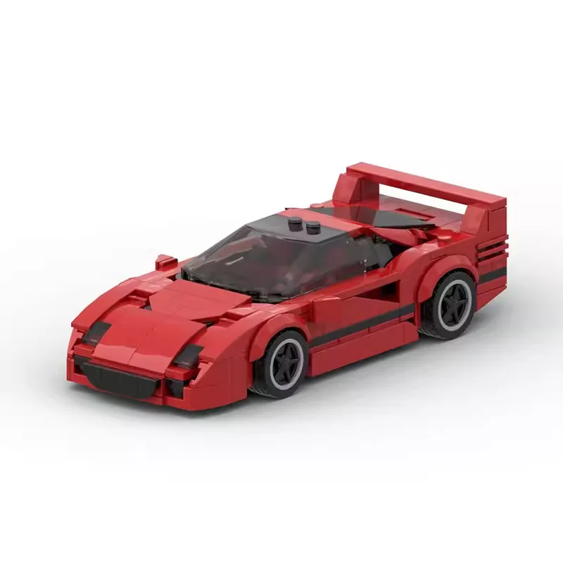 

Building blocks MOC compatibled LEGOS Ferraried F40 building blocks build toy Supercar 8 grid car holiday or birthday toy gift