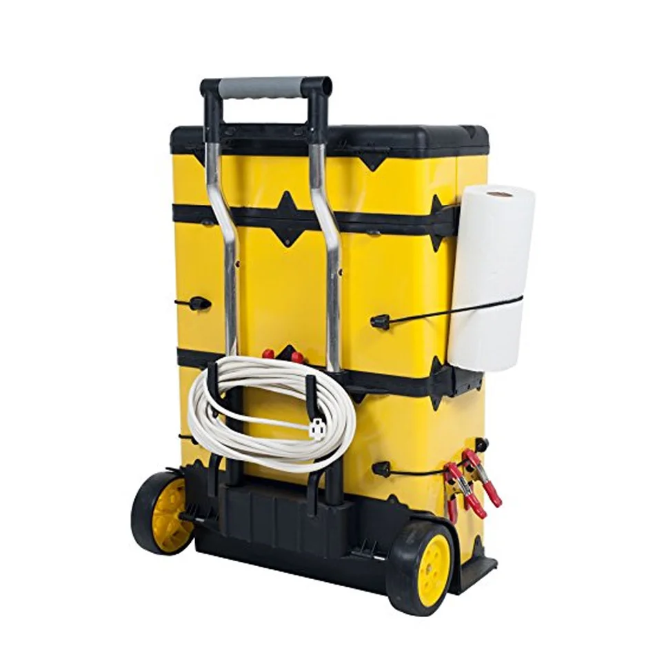 580*360*775MM Separable Tool Box Trolley Plastic Tool case Kit with Wheels